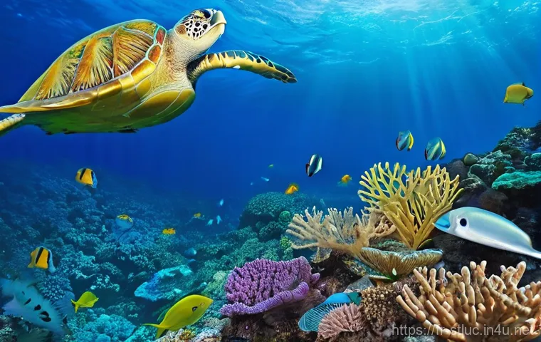 세인트루시아 해양 보호 구역 - **Vibrant Coral Reef Ecosystem in Saint Lucia:**
    "A breathtaking underwater scene in the crystal...