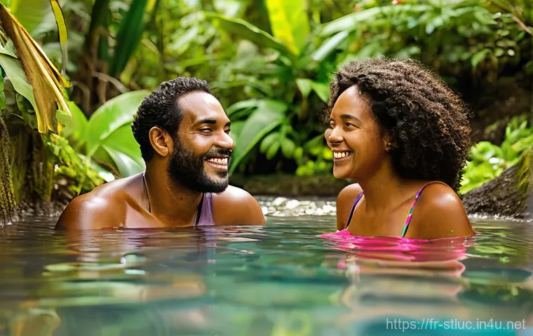 세인트루시아 신혼여행 코스 - **Prompt 2: Adventurous Snorkeling in Crystal Waters**
    "A fit and adventurous couple, wearing st...